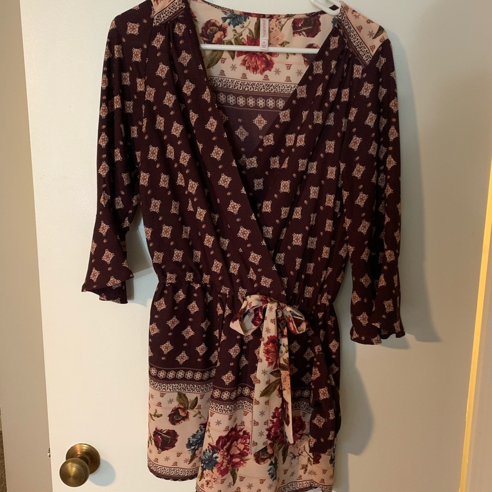 Adorable patterned romper